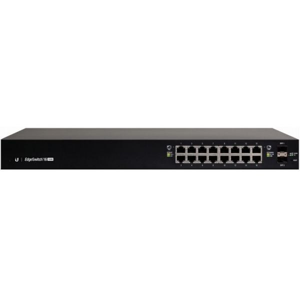 UBNT Ubiquiti EdgeSwitch ES-16-150W 16 Port Gigabit - 2 SFP Yönetilebilir PoE+