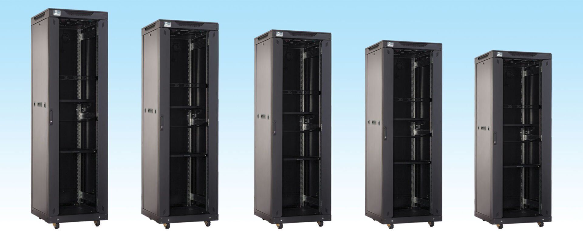 HCS 45U 19'' (600x1000)mm DATARACK™19 DİKİLİ TİP SERVER KABİNET C19-04560
