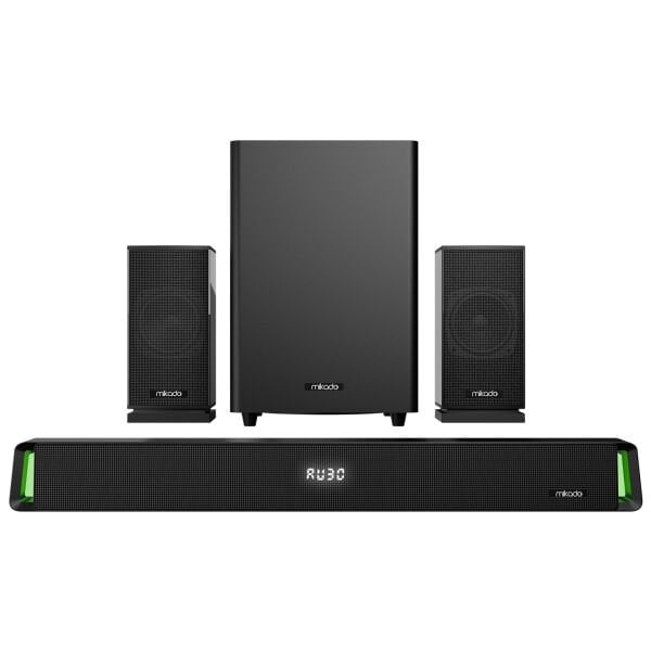 Mikado MD-SBT35 SonicBar Siyah 160W RMS BT+AUX+USB+HDMI/OPTICAL Ev Sinema Soundbar Speaker