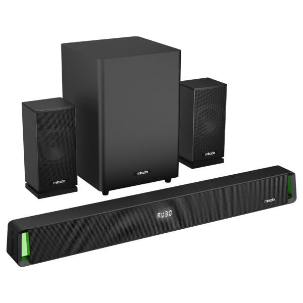 Mikado MD-SBT35 SonicBar Siyah 160W RMS BT+AUX+USB+HDMI/OPTICAL Ev Sinema Soundbar Speaker