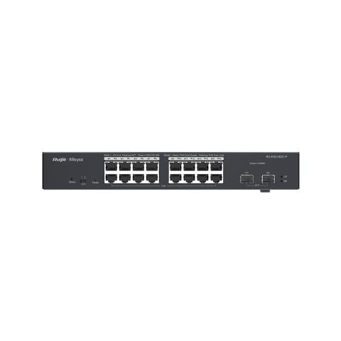 RG-ES218GC-P -18-Port  16Gigabit 2 SFP Akıllı Cloud Yönetilebilir PoE Switch