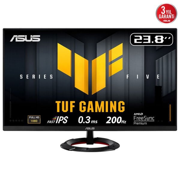 ASUS TUF GAMING VG249Q5R 23.8'' 0.3MS 200Hz HDMI/DP VESA IPS LED GAMING MONITOR