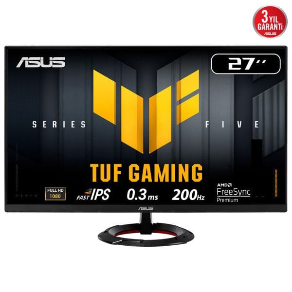 ASUS TUF GAMING VG279Q5R 27'' 0.3MS 200Hz HDMI/DP VESA IPS LED GAMING MONITOR