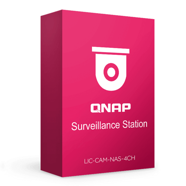QNAP LIC-CAM-NAS-4CH 4 Kanal Surveillance Kamera Lisans