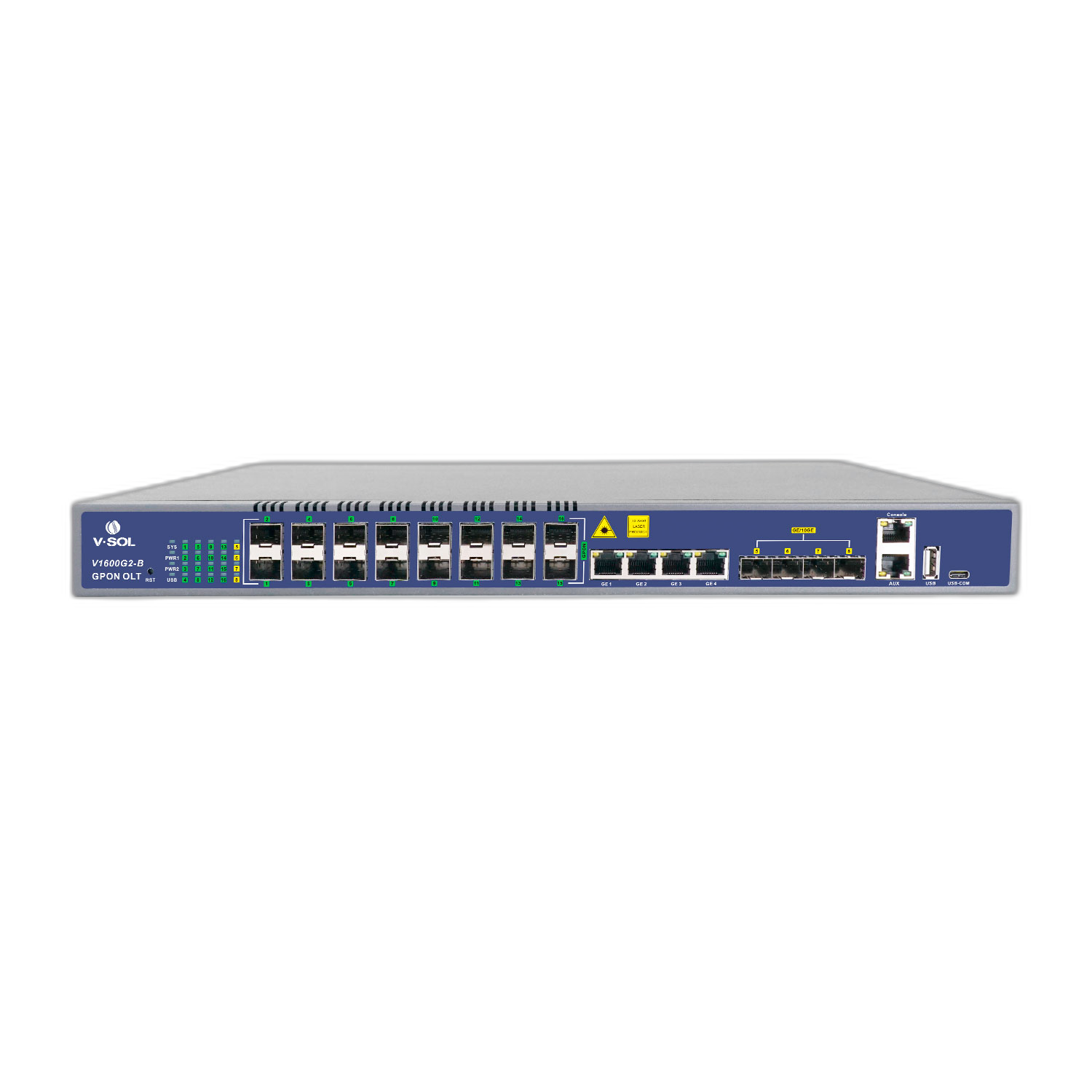 VSOL GPON-OLT-V1600G2-B - 16 PORT - OLT, FTTX, SFP+