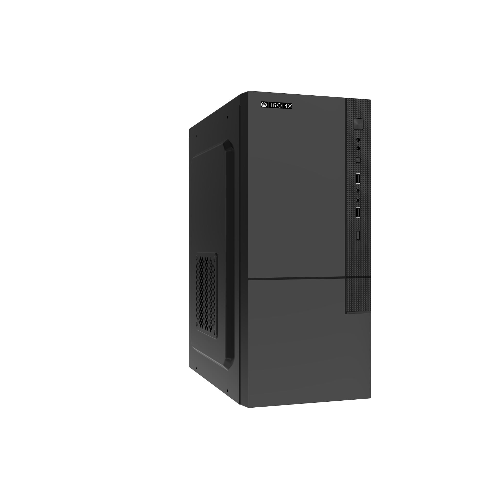 IROMX BTX-35ML PSU YOK 1x12CM RGB FAN ATX 2xUSB2.0/1xUSB3.0 SİYAH KASA
