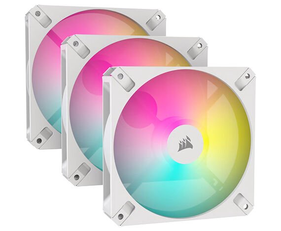 CORSAIR FAN - CO-9050169-WW iCUE AR120 RGB 3'LÜ PAKET BEYAZ