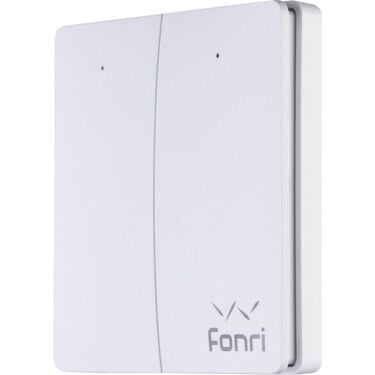 FONRİ WF3-EL3-0202-03 WIFI KABLOSUZ KENDİNDEN ENERJİLİ  AKILLI DOKUNMATİK ÇİFTLİ DUVAR ANAHTARI