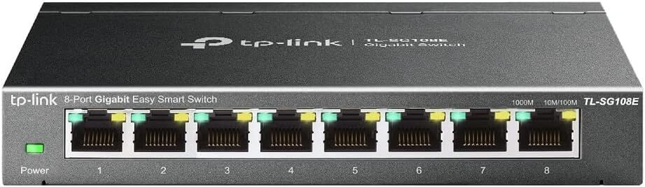 TP-LINK TL-SG108E 8 PORT 10/100/1000 YONETILEBILIR DESKTOP SWITCH