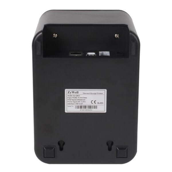 ZYWELL ZY-Q822 THERMAL / OTOMATİK KESİCİLİ USB+ETHERNET SLİP YAZICI 200MM/s / 80MM SİYAH