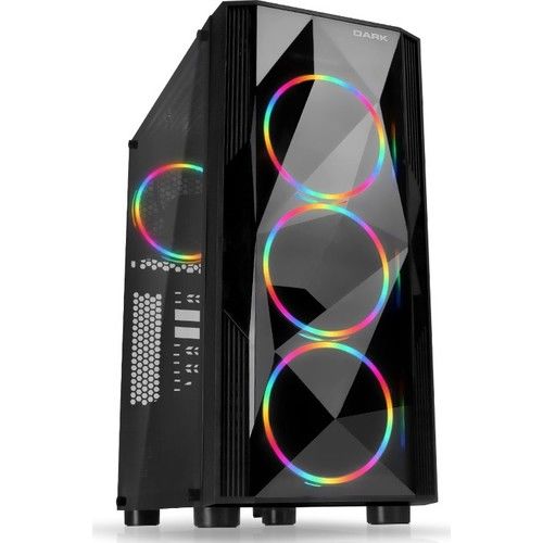 DARK DİAMOND PRO 750W 80+ BRONZE 4x12CM ARGB FAN MIDI TOWER FULL AKRİLİK GAMING KASA