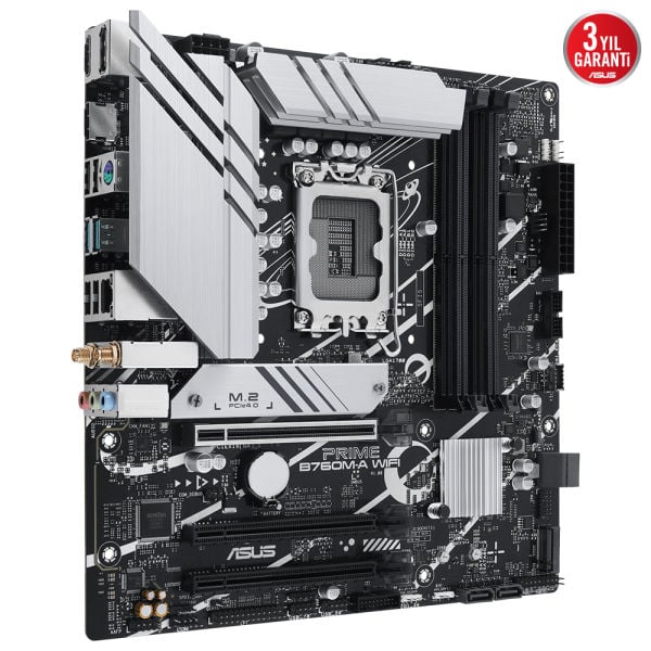 ASUS PRIME B760M-A WIFI 4xDDR5 HDMI/DP 2xM.2 1xGLAN 1700P ANAKART