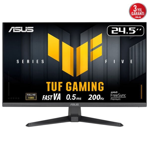 ASUS TUF GAMING VG257Q5A 24.5'' 0.5MS 200HZ 1920x1080 2xHDMI/DP MM LED MONITOR