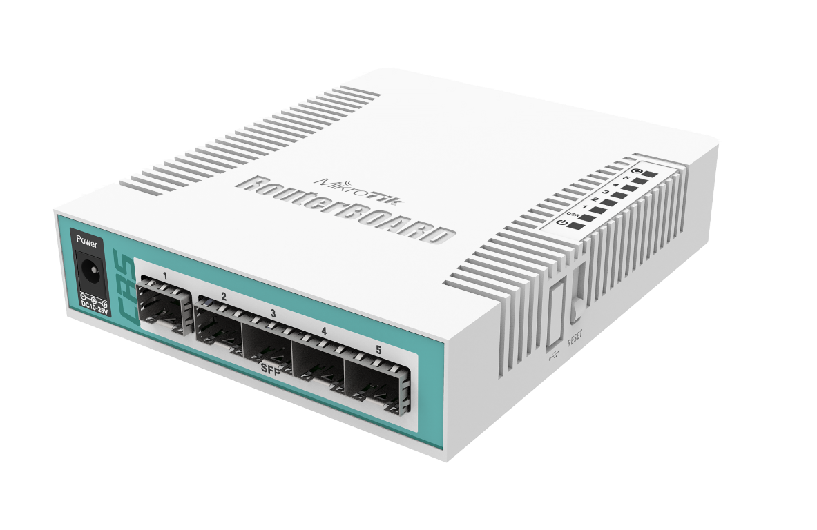 Cloud Router Switch CRS106-1C-5S  Fiber Switch 6 Port SFP