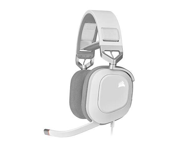 CORSAIR HEADSET - CA-9011238-EU HS80 RGB Wired Wh.
