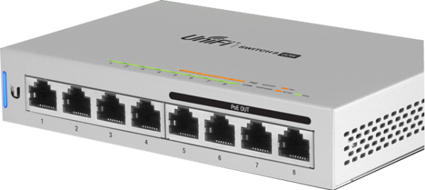 Unifi PoE+ Switch 8 Port ,SFP , 60W