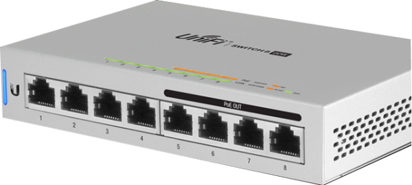 Unifi PoE+ Switch 8 Port ,SFP , 60W