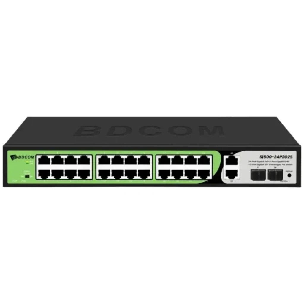 Bdcom S1500-24P2G2S 24 Port PoE 370W Switch
