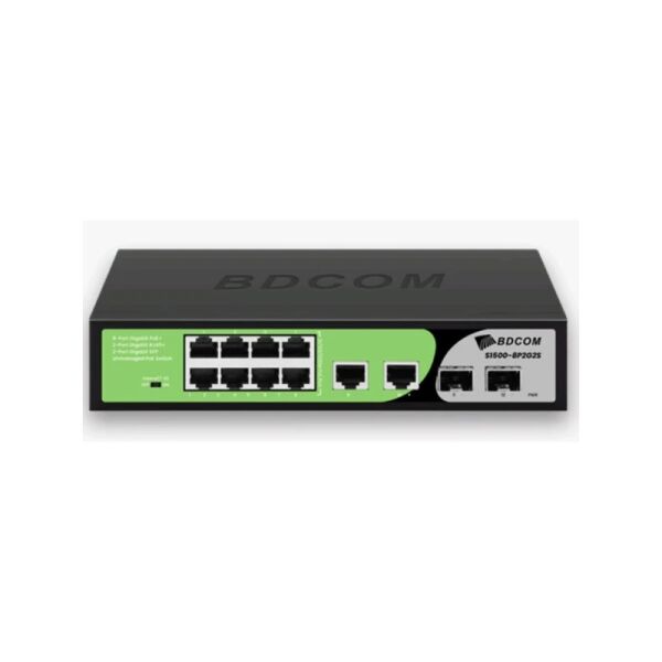 Bdcom S1500-8P2G2S 8 Port PoE Switch 2GE 2SFP 90W