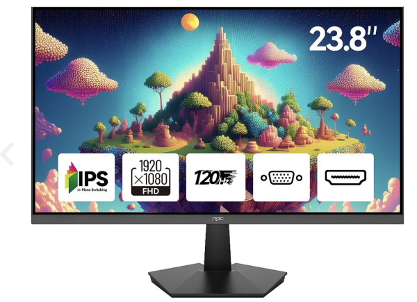 NPC 23.8'' MF2408-A IPS 120Hz Monitör 5ms  1920x1080, HDMI, VGA