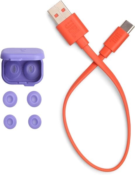 JBL Tune FLEX2 NC Kulakiçi TWS Kulaklık, Ghost Mor