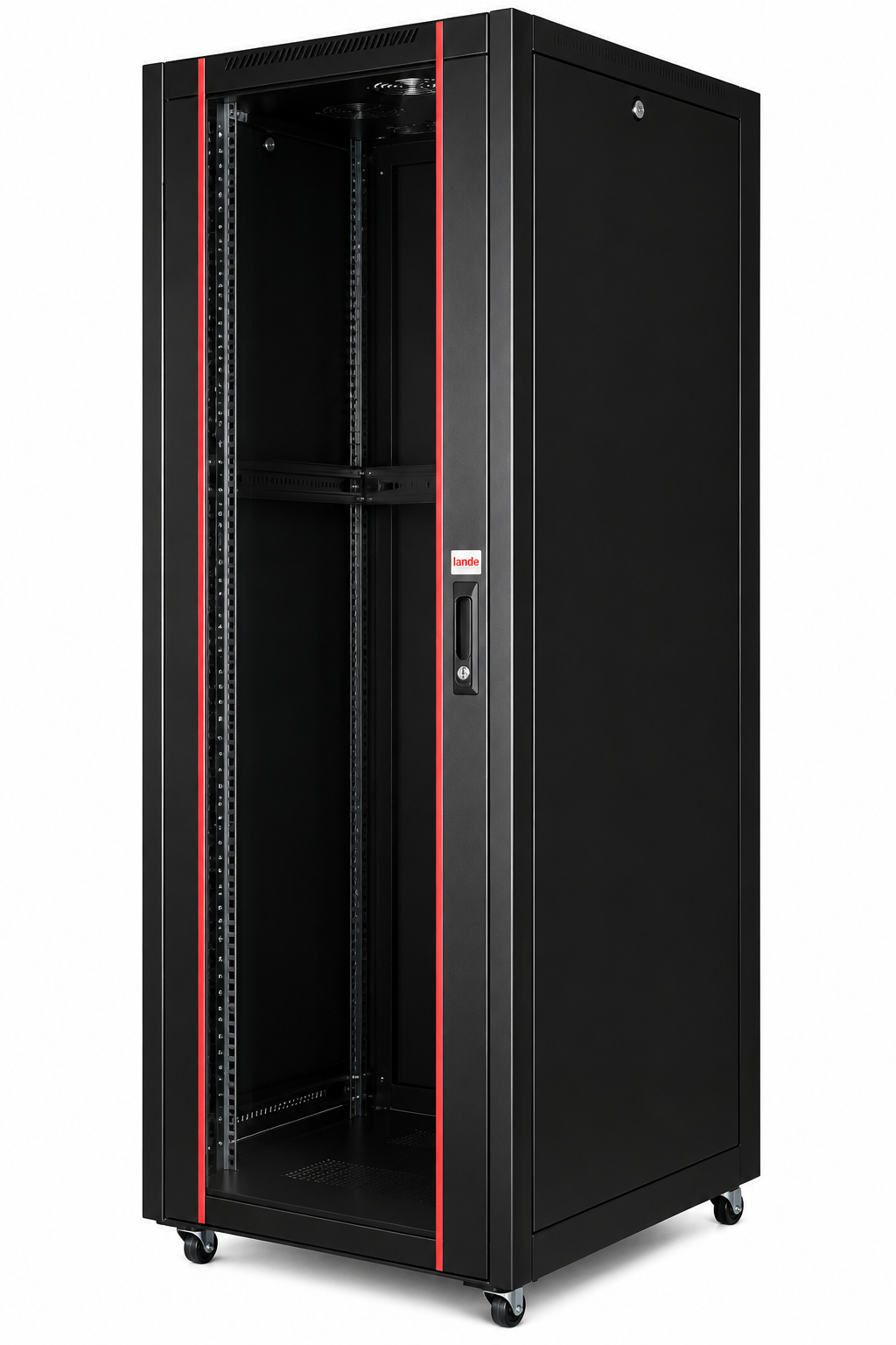 Lande Proline 400 Serisi LN-HL26U6060-BL-B 26U 600x600 Dikili Tip Kabinet