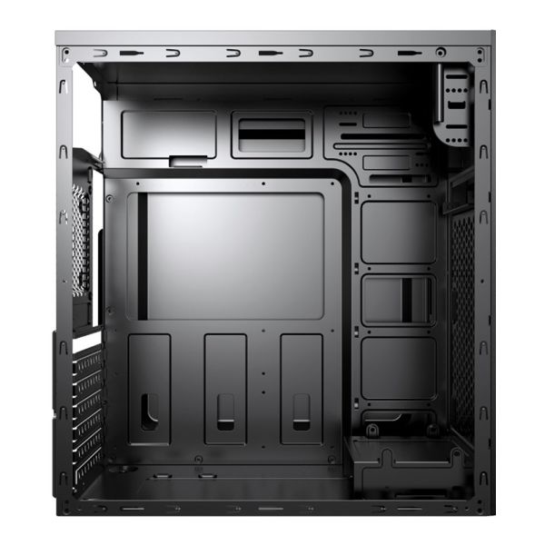 POWER BOOST VK-G3615C PSU'suz 3x12CM RGB FAN MIDI TOWER PENCERELİ 2xUSB2.0/1xUSB3.0 SİYAH KASA