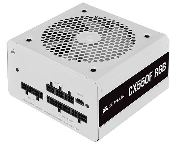 CORSAIR PSU - CP-9020225-EU CX550F RGB White 550W