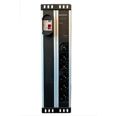TRIMBOX GNDRK6 RACK KABİNET NÖTR - TOPRAK REGULASYONLU 6LI KORUMA PRİZİ