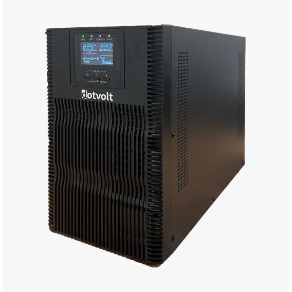 DOTVOLT MN PLUS 6KVA (DAHİLİ MANUEL BY-PASS) 16x12V/9AH 1F/1F ONLİNE UPS