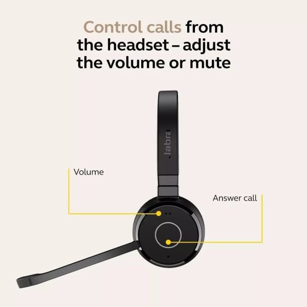 Jabra Evolve 65 TE USB-A Stereo Bluetooth Kulaklık