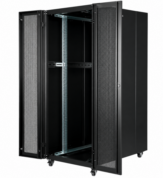 Lande Proline 400P LN-HL42U8010-BL-C 42U 800x1000 Perfore Kapaklı Server Kabinet