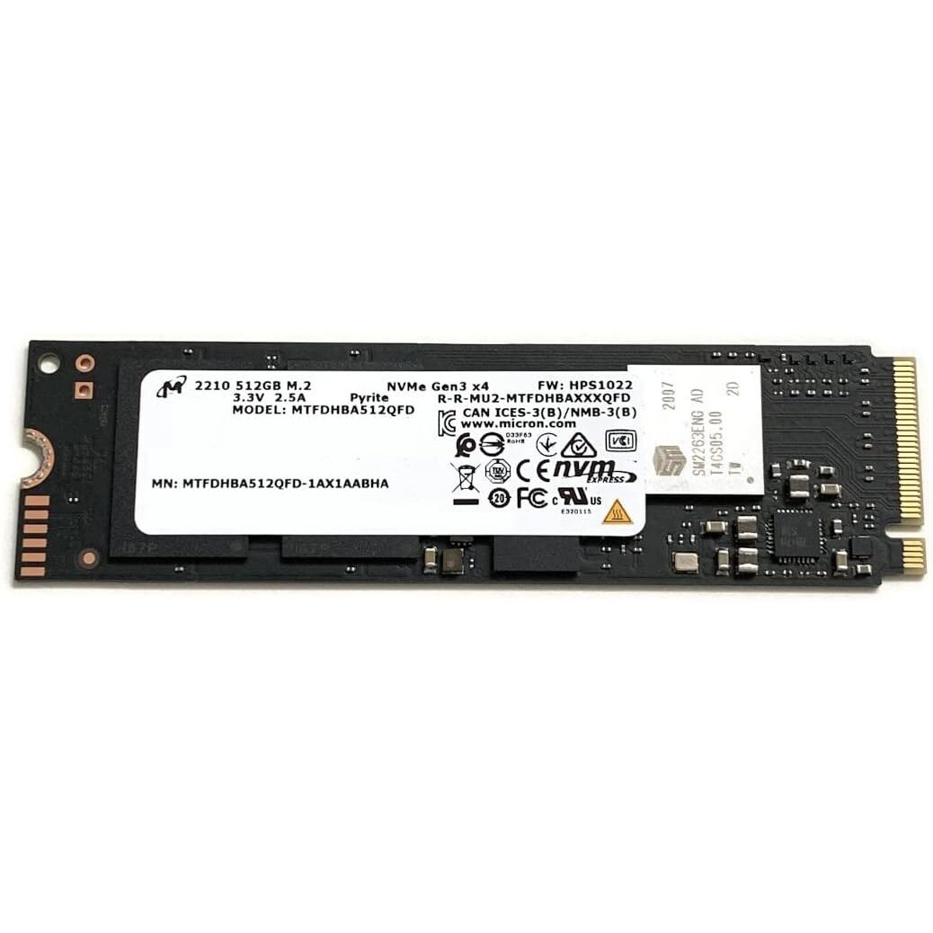 MICRON 2210S 512GB 2200/1070MB/s NVMe PCIe M.2 SSD MTFDHBA512QFD BULK
