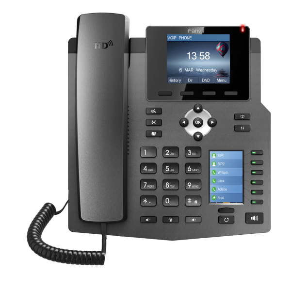 Fanvil X4 Renkli Ekran IP Telefon PoE