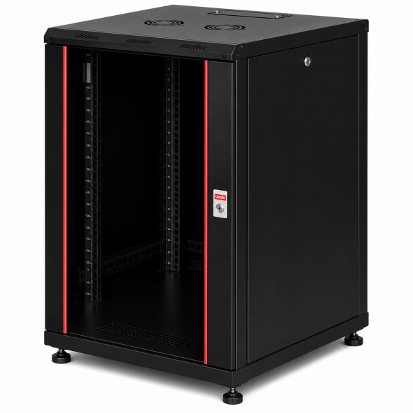Lande 20U W600mm x D800mm Dikili Tip Kabinet LN-PR20U6080-BL-121