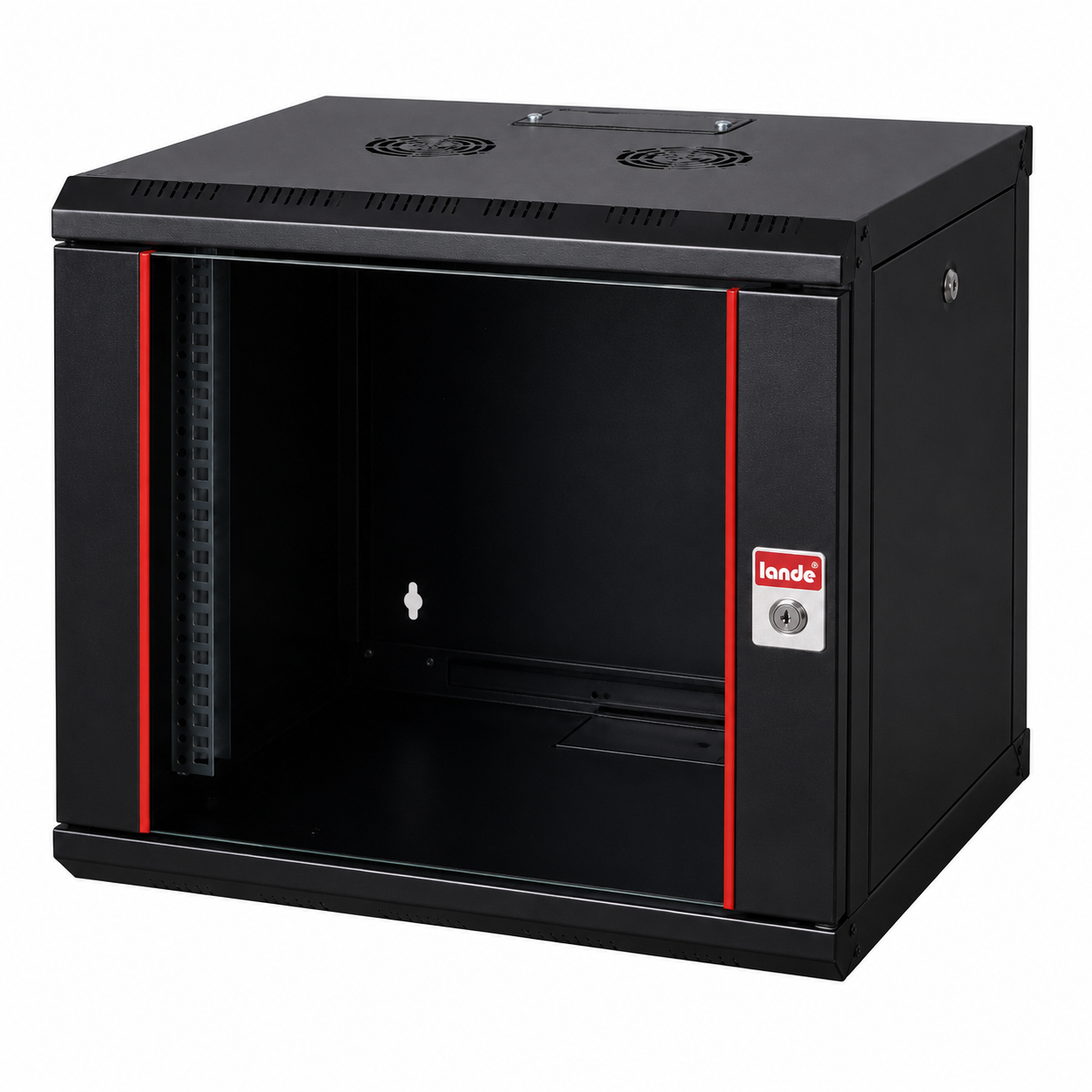 Lande 9U 19'' W600mm x D450mm Duvar Tipi Kabinet LN-PR09U6045-BL