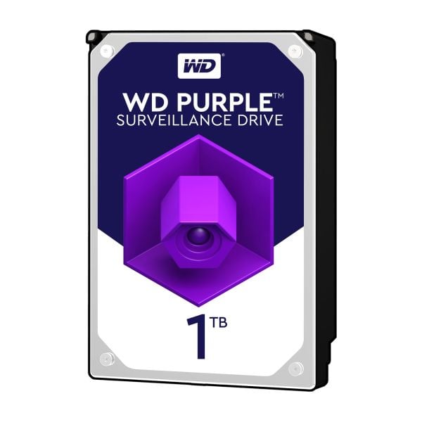 WD PURPLE 1TB 5400RPM 64MB SATA3 WD10PURZ 7/24 GÜVENLİK HDD