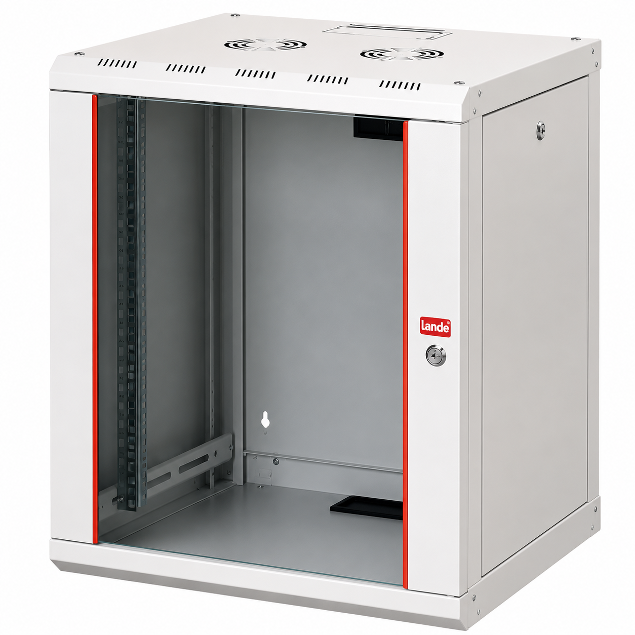 Lande 16U 19'' W600mm x D450mm Duvar Tipi Kabinet LN-PR16U6045-LG