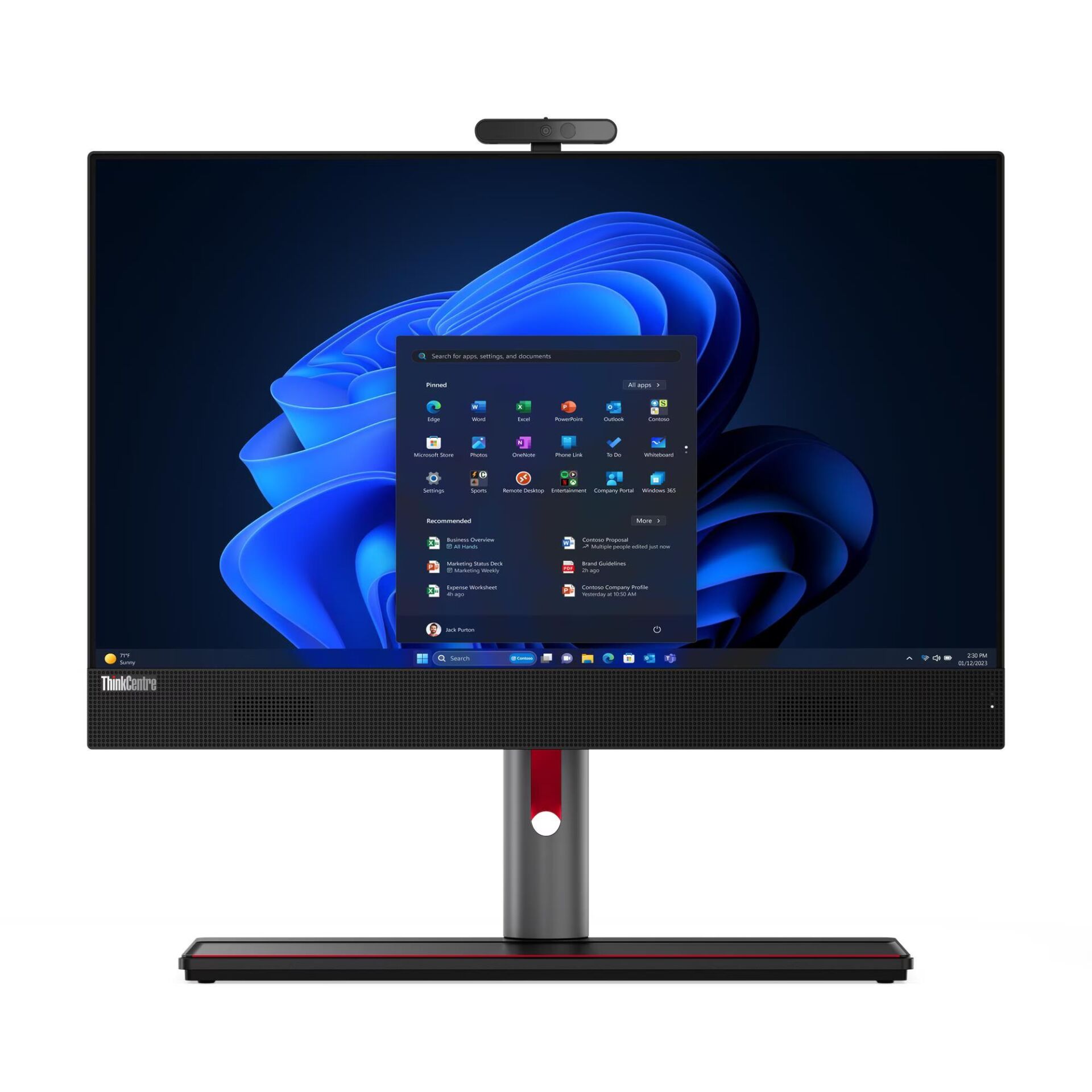 LENOVO 12SKS50800 TC M90A GEN5 I5-14400 16GB 1TB SSD 23.8'' NONTOUCH FREDOOS ALL IN ONE PC - 3 yıl Yerinde Garanti