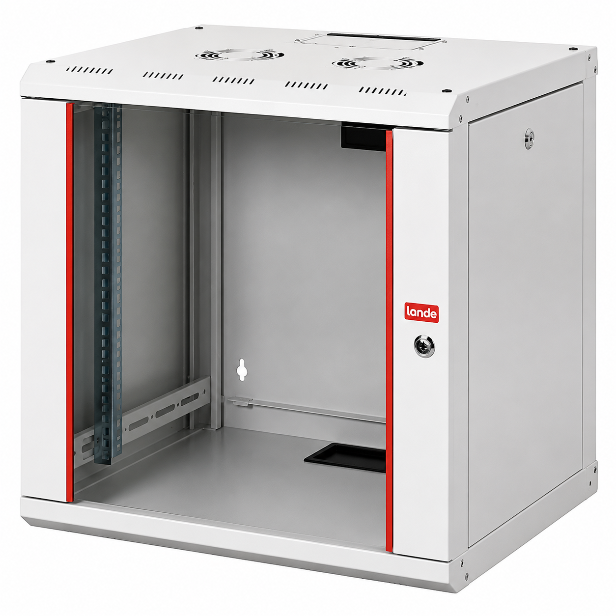 Lande 12U 19'' W600mm x D600mm Duvar Tipi Kabinet LN-PR12U6060-LG