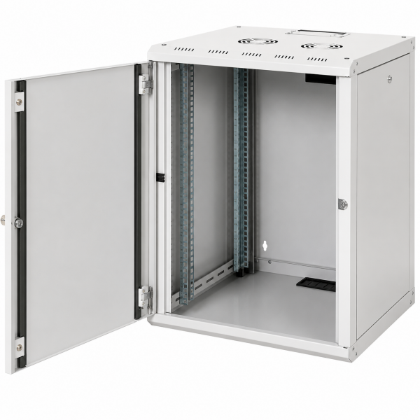 Lande 16U 19'' W600mm x D600mm Duvar Tipi Kabinet LN-PR16U6060-LG