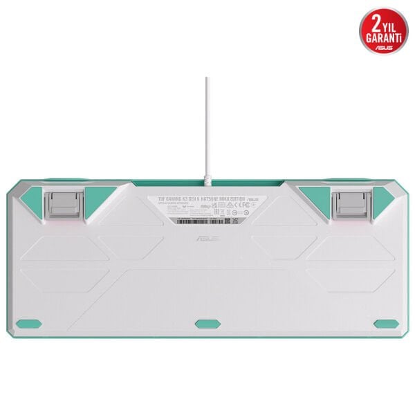 ASUS RA09 TUF GAMING K3 GEN II MIKU/RD/TR/PBT RED SWITCH AURA SYNC RGB IP57 MEKANIK GAMING KLAVYE