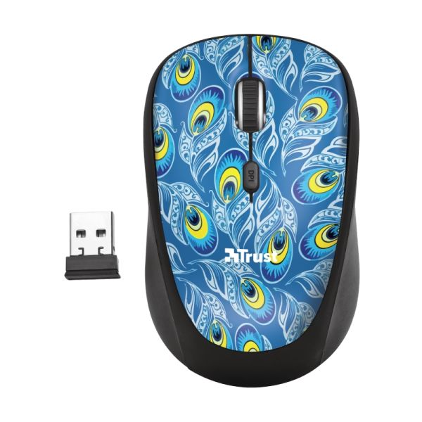 TRUST YVI 23388 KABLOSUZ 1600 DPI ÇOK RENKLİ MOUSE