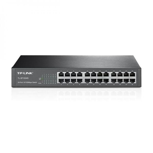 TP-LINK TL-SF1024D 24 PORT 10/100 YONETILEMEZ RACKMOUNT SWITCH