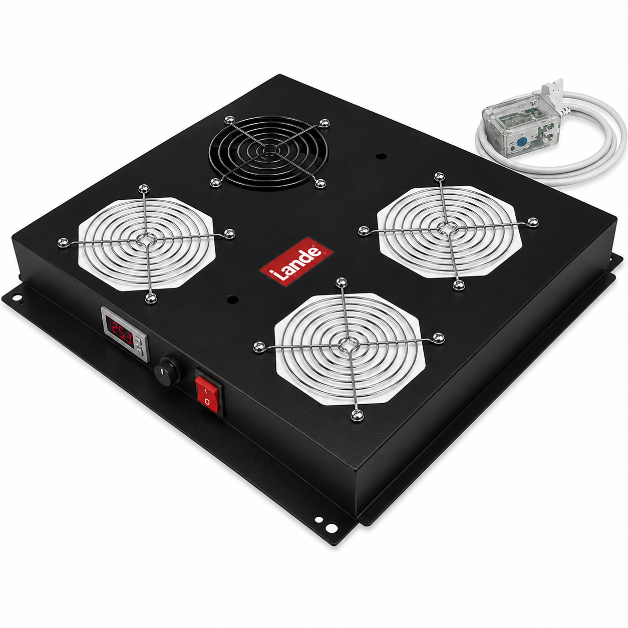Lande 1'Li Fan Modülü Termostat Switchli Dikili Tip İçin LN-FAN-THM-1FFS-CC