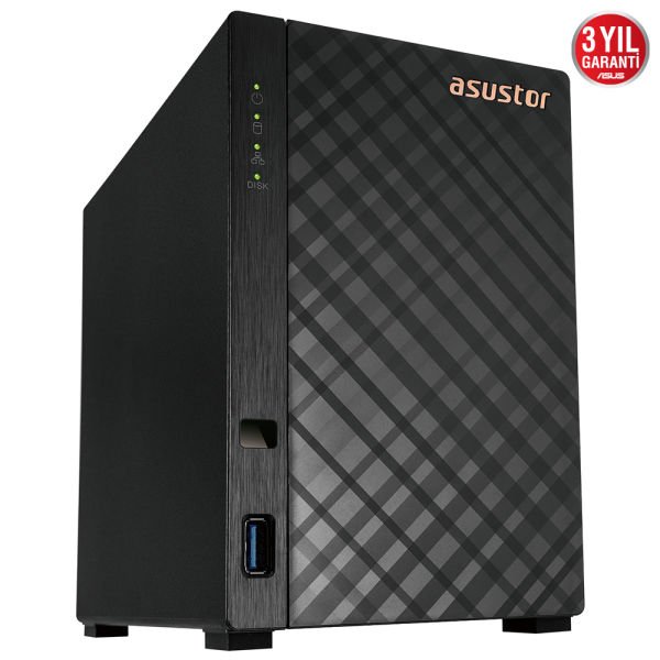 Asustor AS1102TL 1GB DDR4 2 Bay NAS Depolama Ünitesi