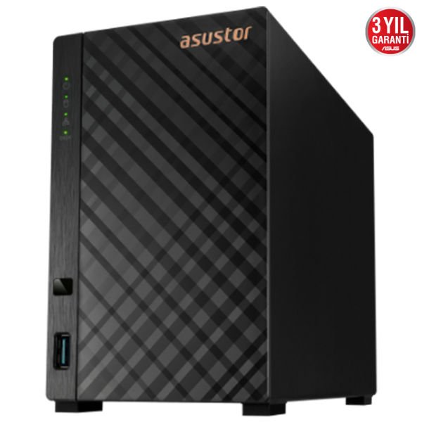 Asustor AS1102TL 1GB DDR4 2 Bay NAS Depolama Ünitesi