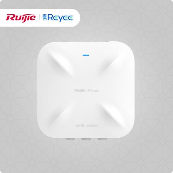 RUIJIE REYEE RG-RAP6260(H) AX6000 Wi-Fi 6 1x2.5GLAN 1xSFP 2.4G 4x4MIMO 5G 4x4MIMO 23dBm 2.4 GHZ & 5 GHZ POE