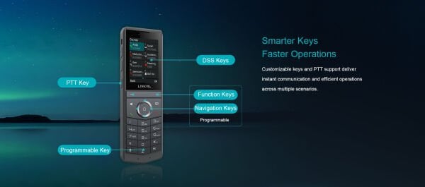 Fanvil W620W Taşınabilir Wi-Fi Telefon