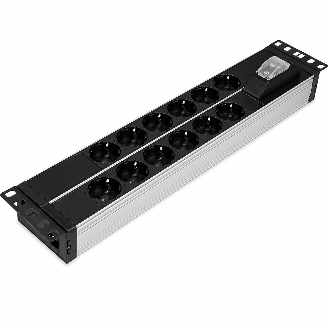 Lande 12'Li Sigortalı Grup Priz LN-PRZ-SGT-2U12P-SC